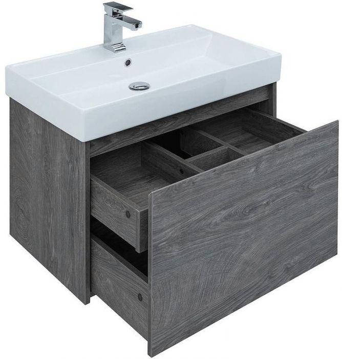 Комплект мебели для ванной Aquanet Nova Lite 75 242295 подвесной Дуб рошелье