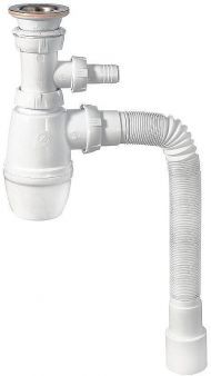 Сифон для раковины Wirquin Минор 30718052 Нержавеющая сталь