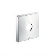 Розетка удлинителя AXOR квадратная одно отверстие красный и синий индикаторы хром 14965000