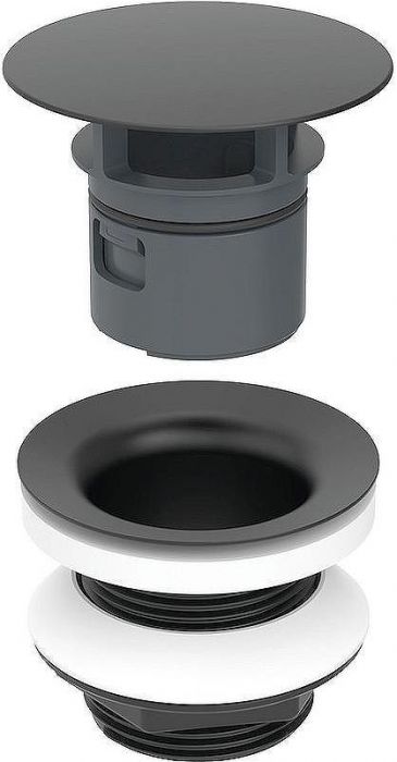 Донный клапан Geberit 152.080.14.1 Черный матовый