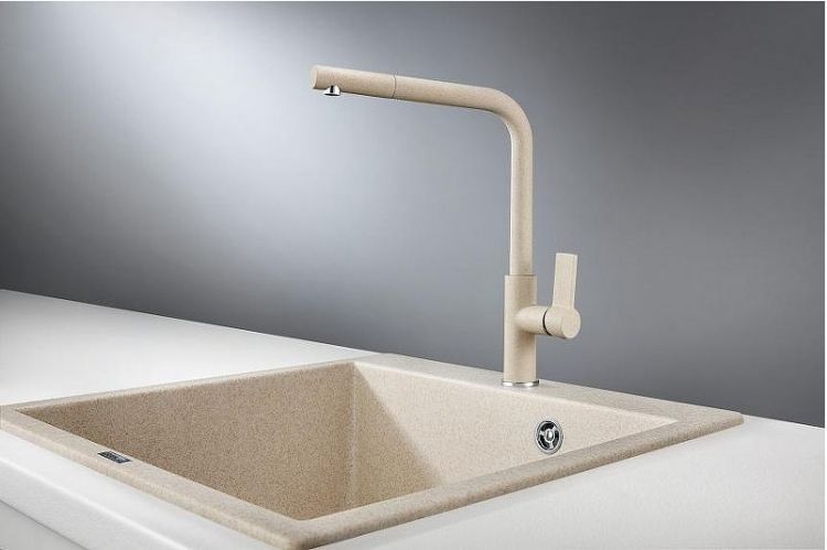 Смеситель для кухни Granula 2502 цвет Пирит