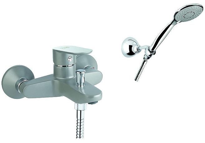 Смеситель для ванны Fiore Kevon Chic 81GX8150 цвет Хром Серый