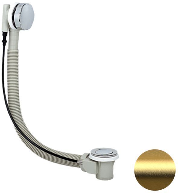 Слив-перелив Remer 96PBG полуавтомат цвет Золото брашированное