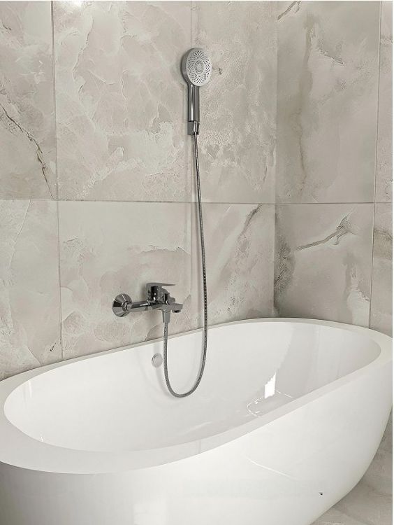 Смеситель для ванны Knotlor Ecoflow KN-14 цвет Хром