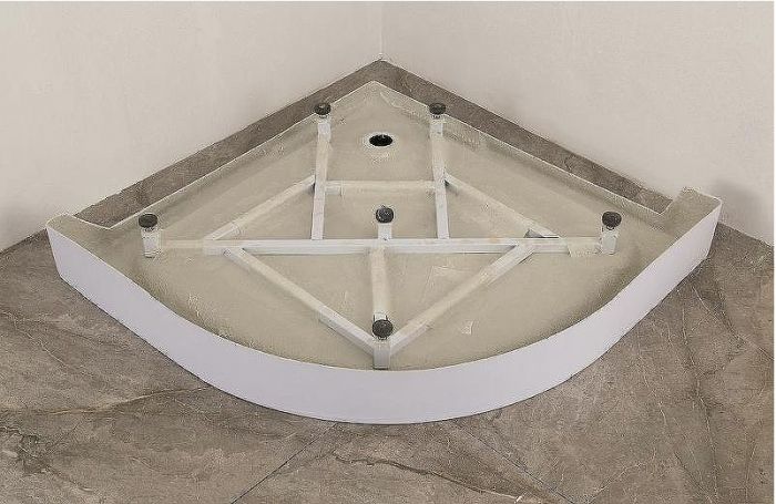 Акриловый поддон для душа Agger A01-090TCR/T 90x90 с антискользящим покрытием