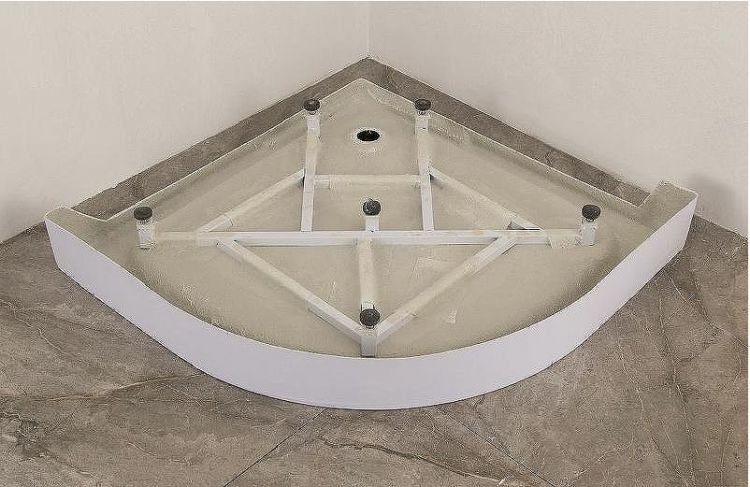 Акриловый поддон для душа Agger A01-090TCR/T 90x90 с антискользящим покрытием