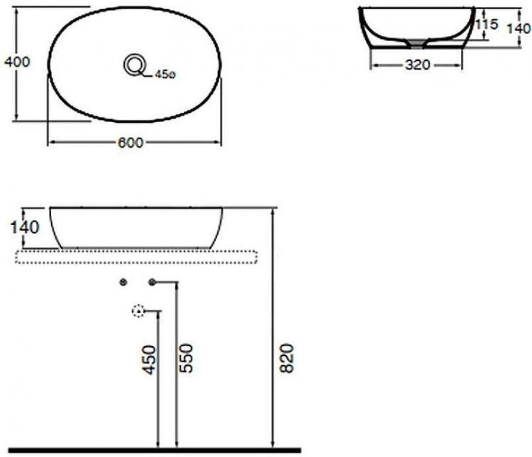Раковина-чаша Azzurra Elegance Circle 60 ELLA060400C0BI/(ECI60 bi*0) Белая Раковина-чаша Azzurra Elegance Circle 60 ELLA060400C0BI/(ECI60 bi*0) Белая