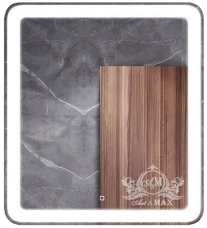 Зеркало Art&Max Latina AM-Lat-750-800-DS-F с подсветкой с сенсорным выключателем