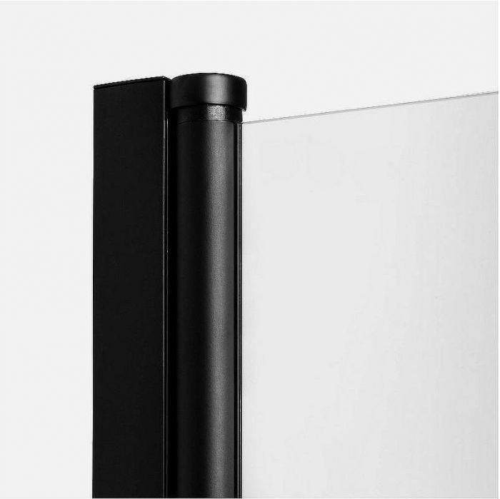 Душевой уголок New Trendy New Soleo Black 100х100 D-0236A/D-0240A профиль Черный стекло прозрачное