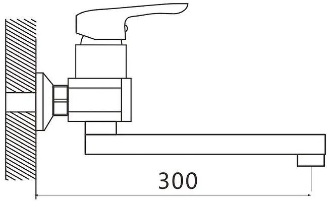 Смеситель для кухни Shevanik S5693 цвет Хром Смеситель для кухни Shevanik S5693 цвет Хром