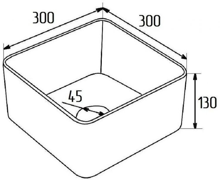 Раковина-чаша Runo Tetra 30 00-00002561 Белая Раковина-чаша Runo Tetra 30 00-00002561 Белая