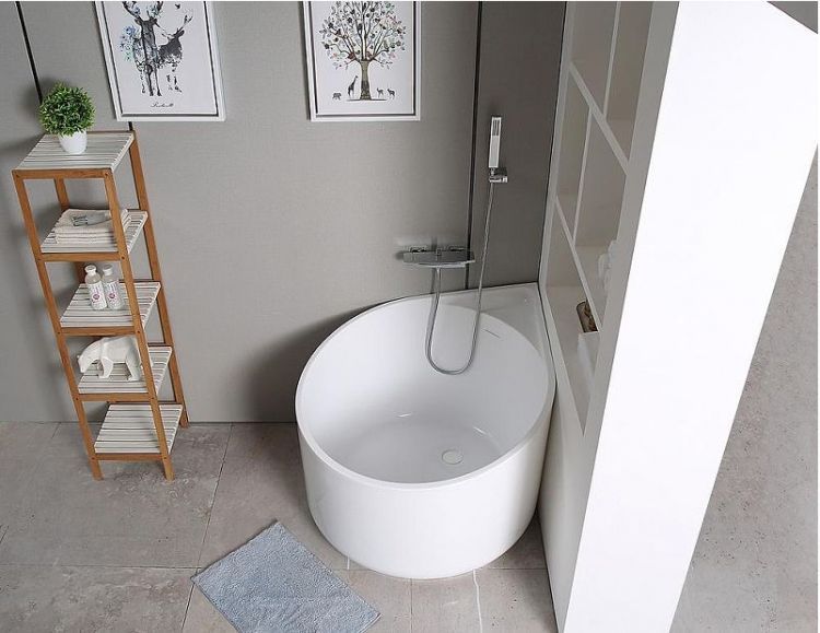 Акриловая ванна Abber 95х95 AB9305 без гидромассажа