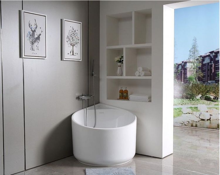 Акриловая ванна Abber 95х95 AB9305 без гидромассажа