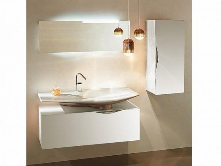 Колонна подвесная Jacob Delafon Stillness, петли слева, отделка - белый лак [EB2006G-G1C]