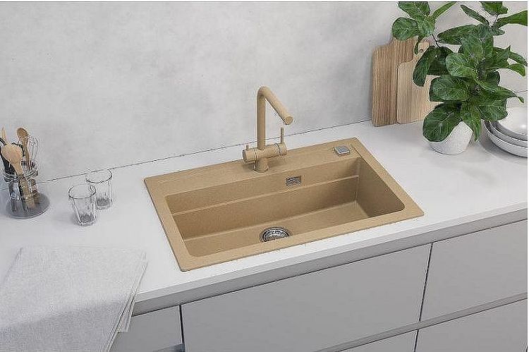 Кухонная мойка Alveus Granital Atrox 40 Beige G55 790x500 1140445 Бежевая