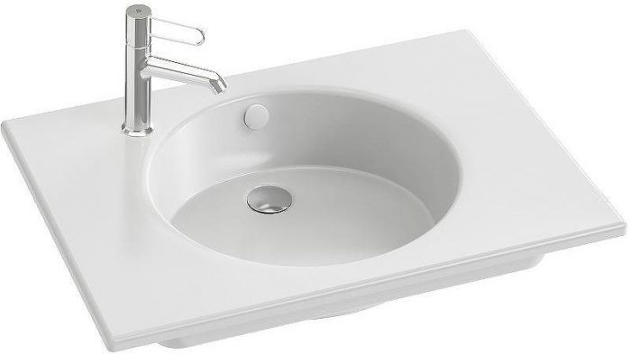 Раковина Jacob Delafon Odeon Rive Gauche 70 EXAX112-Z-00 Белая