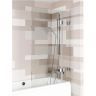 Шторка на ванну Riho VZ Scandic NXT X109V 95 P G001156120 (GX06062C2) профиль Хром стекло прозрачное