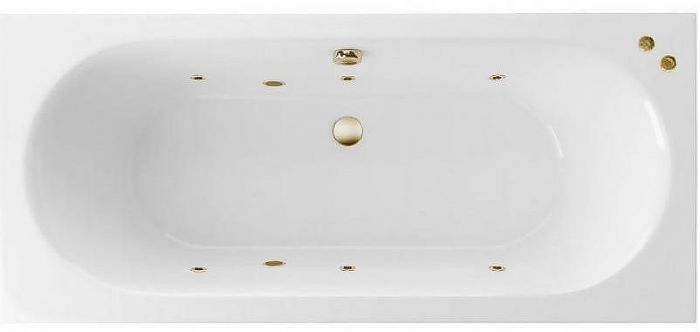 Акриловая ванна Excellent Oceana 180x80 WAEX.OCE18.SOFT.BR с гидромассажем