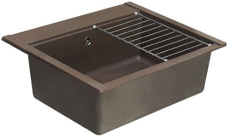 Кухонная мойка Aquaton Делия 60 1A715232LD280 Кофе Кухонная мойка Aquaton Делия 60 1A715232LD280 Кофе