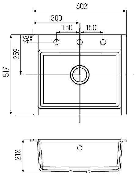 Кухонная мойка Aquaton Делия 60 1A715232LD280 Кофе Кухонная мойка Aquaton Делия 60 1A715232LD280 Кофе