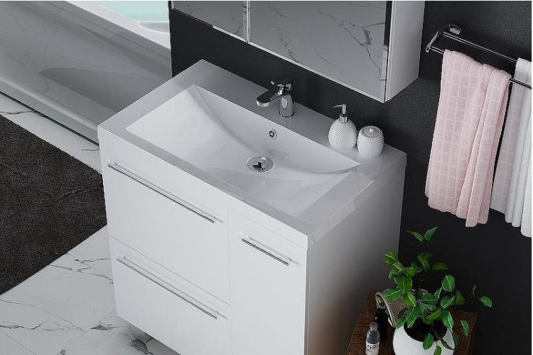 Тумба под раковину 1MarKa Соната 90Н У83680 Белый глянец Тумба под раковину 1MarKa Соната 90Н У83680 Белый глянец