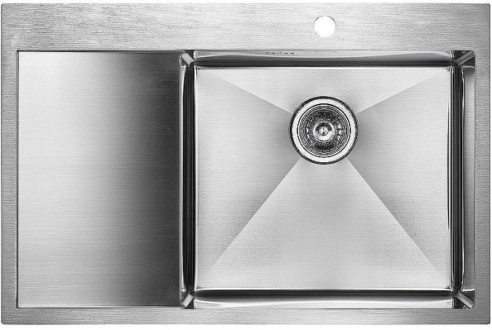 Кухонная мойка Paulmark Kroner-Edge 78F R PM777851-BSR Нержавеющая сталь