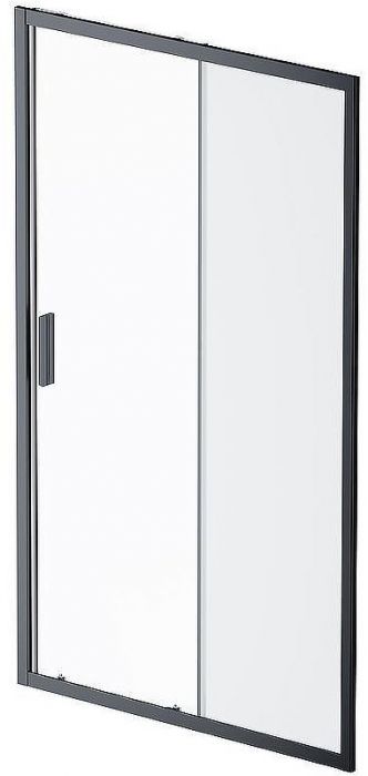 Душевая дверь AM.PM Gem 120 W90G-120-1-195BM профиль Черный матовый стекло матовое-прозрачное