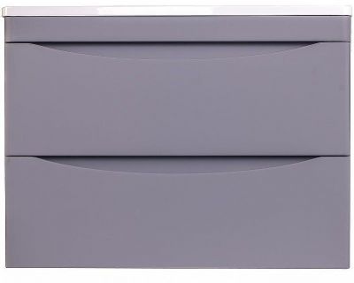 Тумба под раковину Style Line Бергамо 70 СС-00002319 подвесная Серая антискрейч