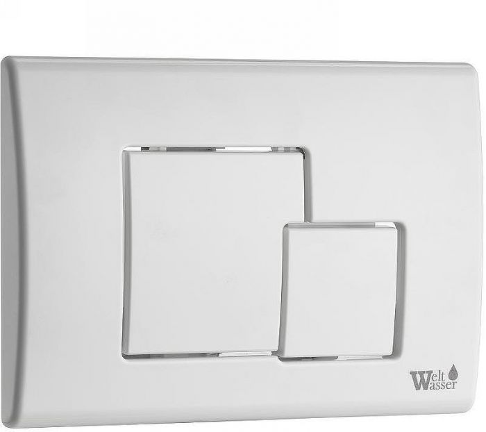 Клавиша смыва WeltWasser WW Marberg 507 SE GL-WT 10000010237 Белая глянцевая