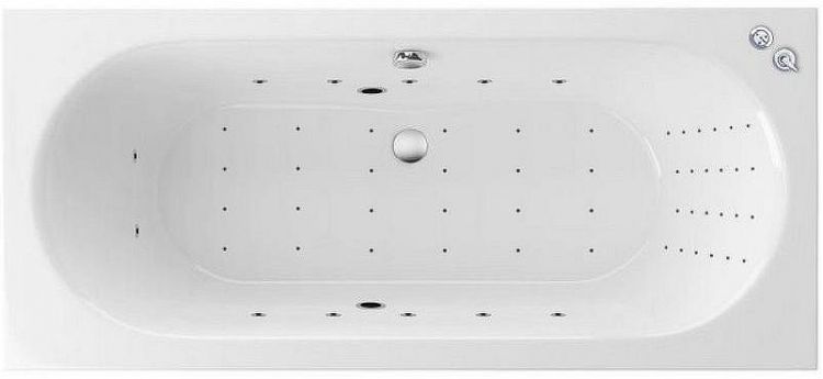 Акриловая ванна Excellent Oceana Slim 180x80 WAEX.OCE18S.NANO.CR с гидромассажем