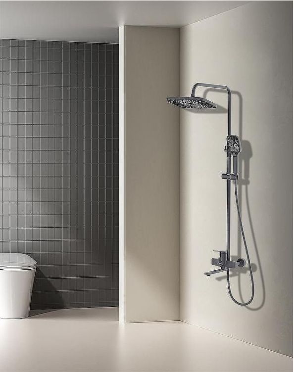 Душевая система Splenka S40.24.07 Серая матовая Душевая система Splenka S40.24.07 Серая матовая