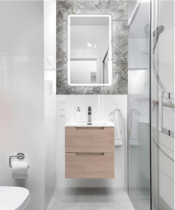 Тумба под раковину BelBagno Etna 50 ETNA-500-2C-SO-RG подвесная Rovere Grigio