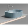 Умывальник CERAMICANOVA Element чаша накладная прямоугольная (цвет Голубой Матовый) CN6052ML