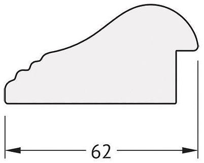 Зеркало Evoform Octagon 66х66 BY 3988 в багетной раме - Сосна 62