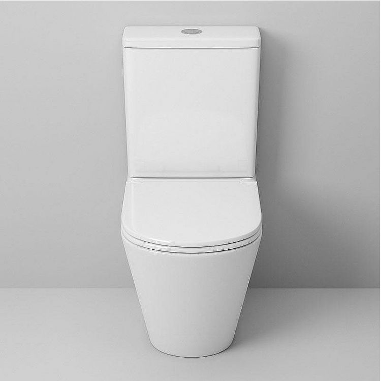 Унитаз компакт Grossman Tornado GR-4450SQ Белый глянцевый с бачком и сиденьем Микролифт