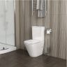 Унитаз компакт Grossman Tornado GR-4450SQ Белый глянцевый с бачком и сиденьем Микролифт