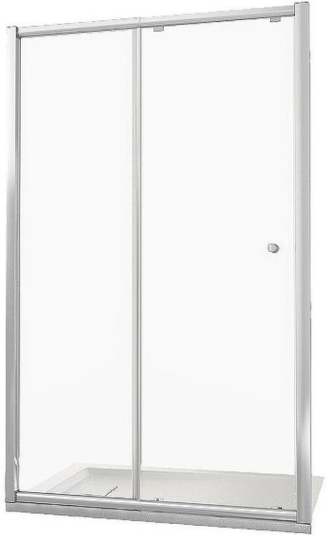 Душевая дверь Good Door Lira WTW -130-C-CH 130 профиль Хром стекло прозрачное