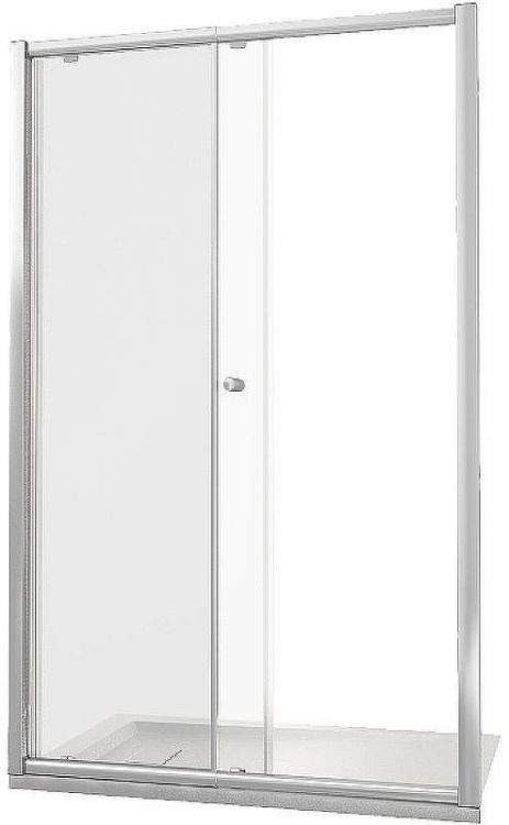 Душевая дверь Good Door Lira WTW -130-C-CH 130 профиль Хром стекло прозрачное