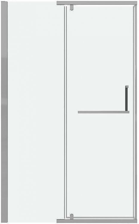 Душевая дверь Grossman Pragma 110 100.K33.03.110.10.00 профиль Хром стекло прозрачное