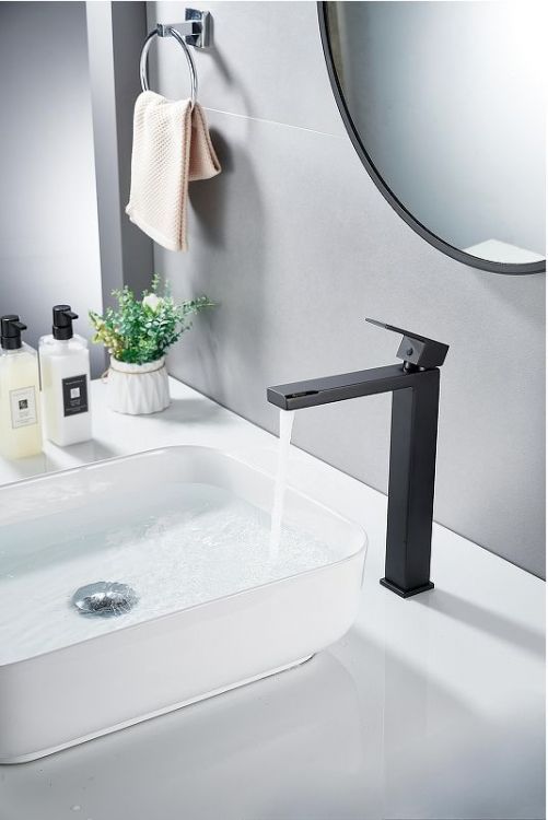 Смеситель для раковины Knotlor Stable KN-24/BL цвет Черный матовый Смеситель для раковины Knotlor Stable KN-24/BL цвет Черный матовый