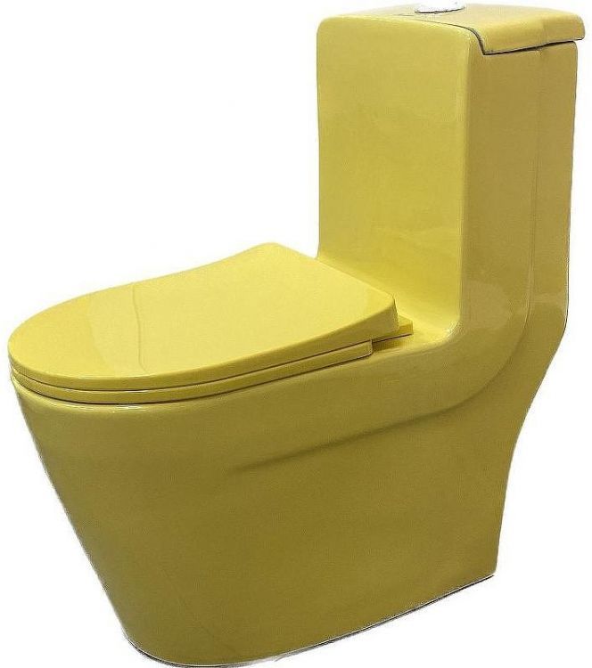 Унитаз моноблок Laguraty 101Y детский Желтый с сиденьем Микролифт