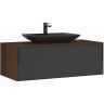 Тумба с раковиной Orka Craft 120 5001127 подвесная Орех Антрацит
