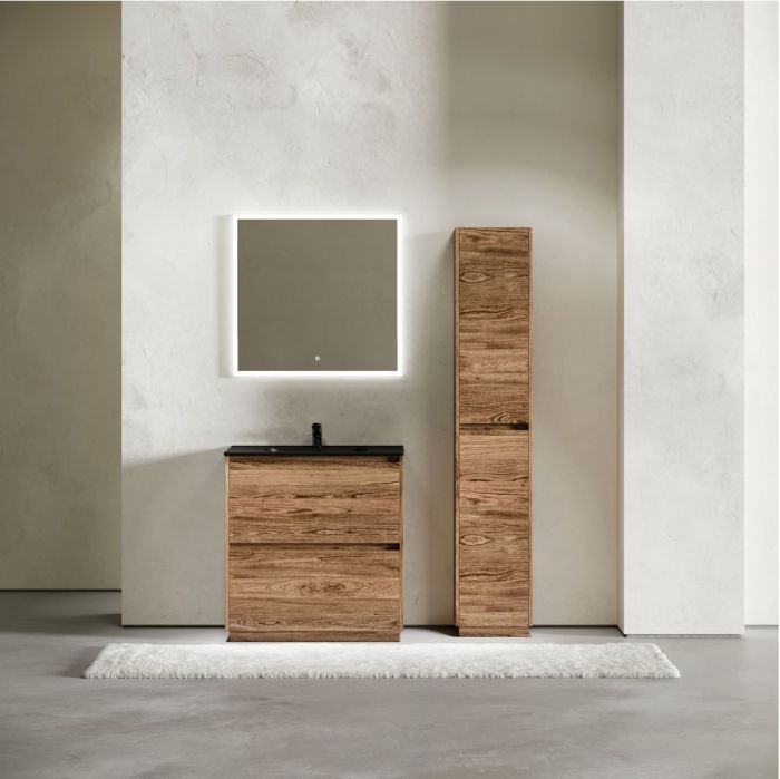 Тумба напольная под раковину SANCOS Libra Floor, дуб чарльстон 790х450х840 мм, LB80FECH