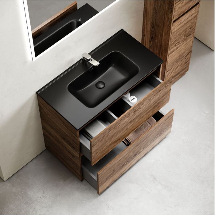 Тумба напольная под раковину SANCOS Libra Floor, дуб чарльстон 790х450х840 мм, LB80FECH