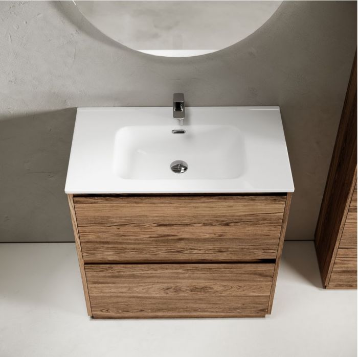 Тумба напольная под раковину SANCOS Libra Floor, дуб чарльстон 790х450х840 мм, LB80FECH