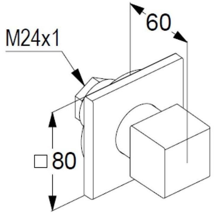 Переключатель потоков Kludi Decus 54846N175 цвет Бронза брашированная