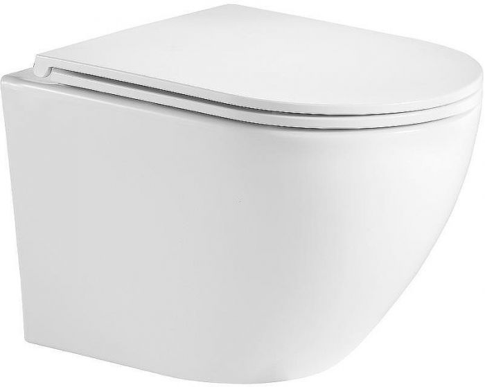 Комплект унитаза WeltWasser Merzbach 043 GL-WT 10000009939 с сиденьем Микролифт и инсталляцией WeltWasser WW Marberg 507 10000005949+10000005952 с клавишей смыва Хром глянцевый