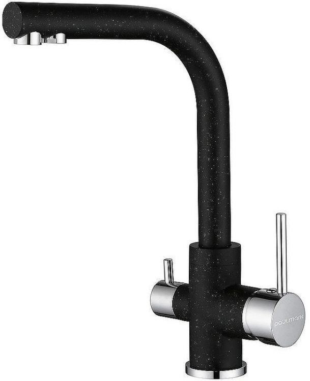 Смеситель для кухни Paulmark Essen Es213011-308 Черный Смеситель для кухни Paulmark Essen Es213011-308 Черный
