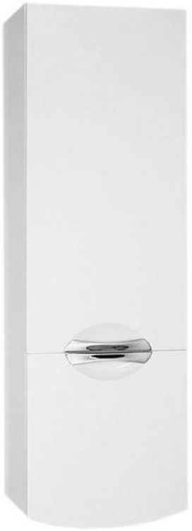 Шкаф пенал Style Line Жасмин 2 36 Люкс подвесной Белый глянец