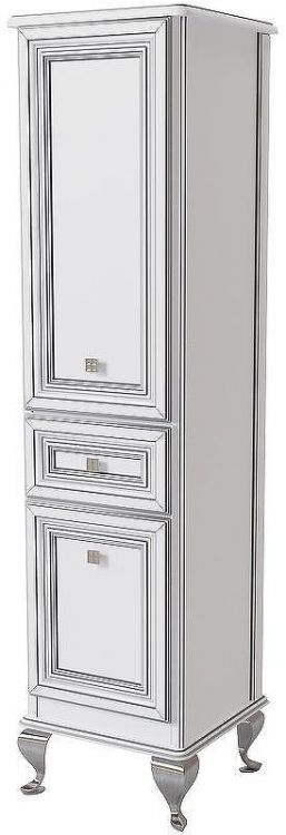 Шкаф пенал Caprigo Fresco 42 L 10650L-В016 Белый матовый Шкаф пенал Caprigo Fresco 42 L 10650L-В016 Белый матовый